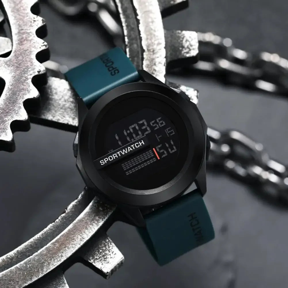 Aurexon Fitness Pro — Digital Multifunktionsklocka för Aktiva