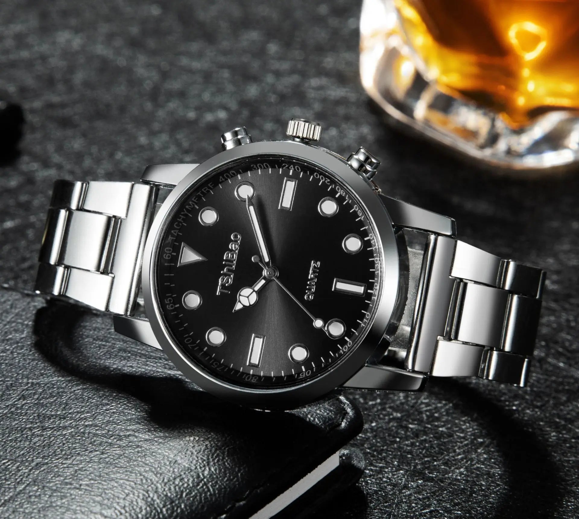 Aurexon Classic Analog — Kvartsur i Rostfritt Stål för Herr
