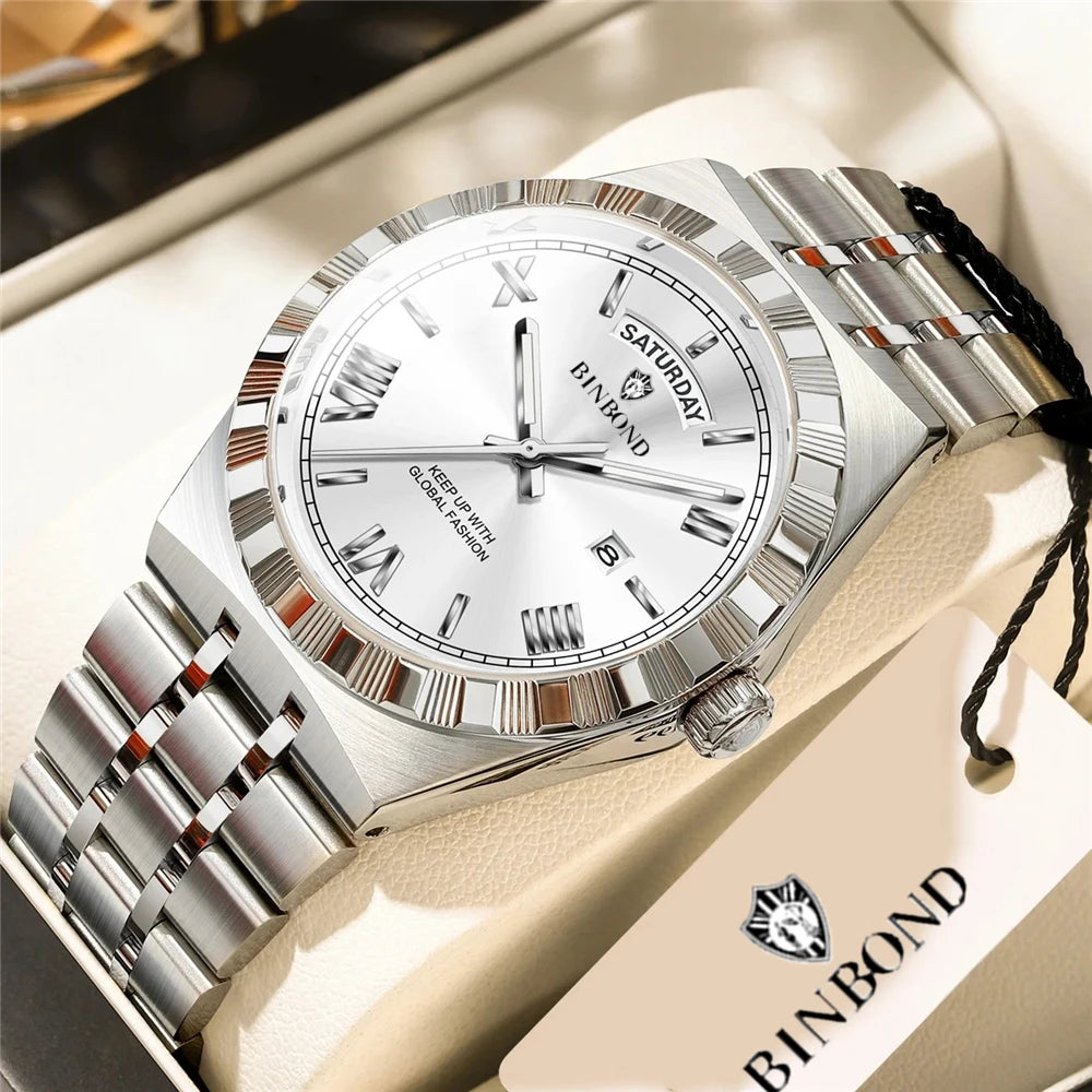 Aurexon Prestige — Automatic Quartz Sport Watch for Men