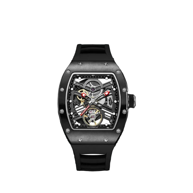Aurexon Black Warrior — Automatisk Skelett-Klocka