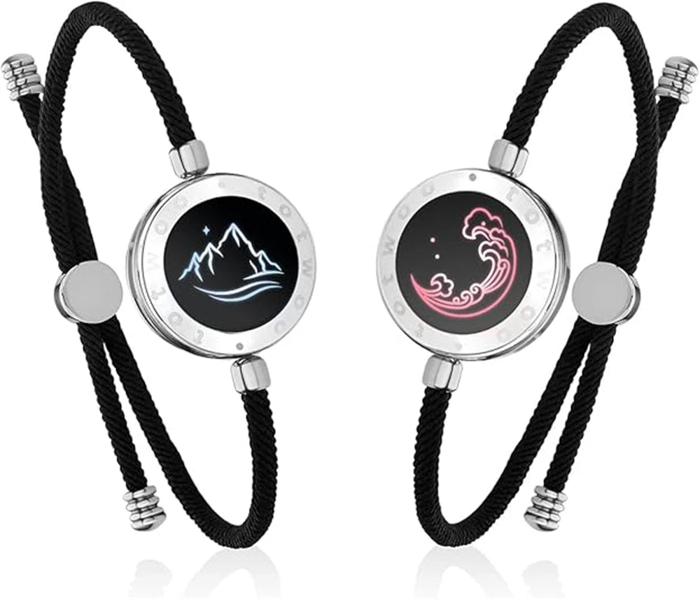 SoulLink™ av Aurexon — Smarta Pararmband | Känn Varandra Oavsett Avstånd