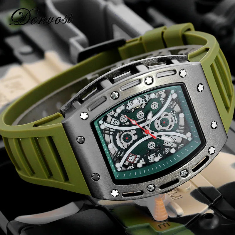 Aurexon Void — Hollow-Carved Automatic Mechanical Watch for Men