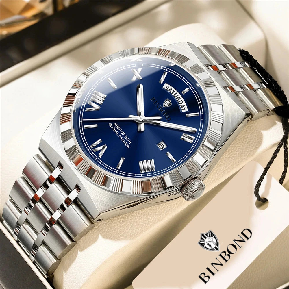 Aurexon Prestige — Automatic Quartz Sport Watch for Men