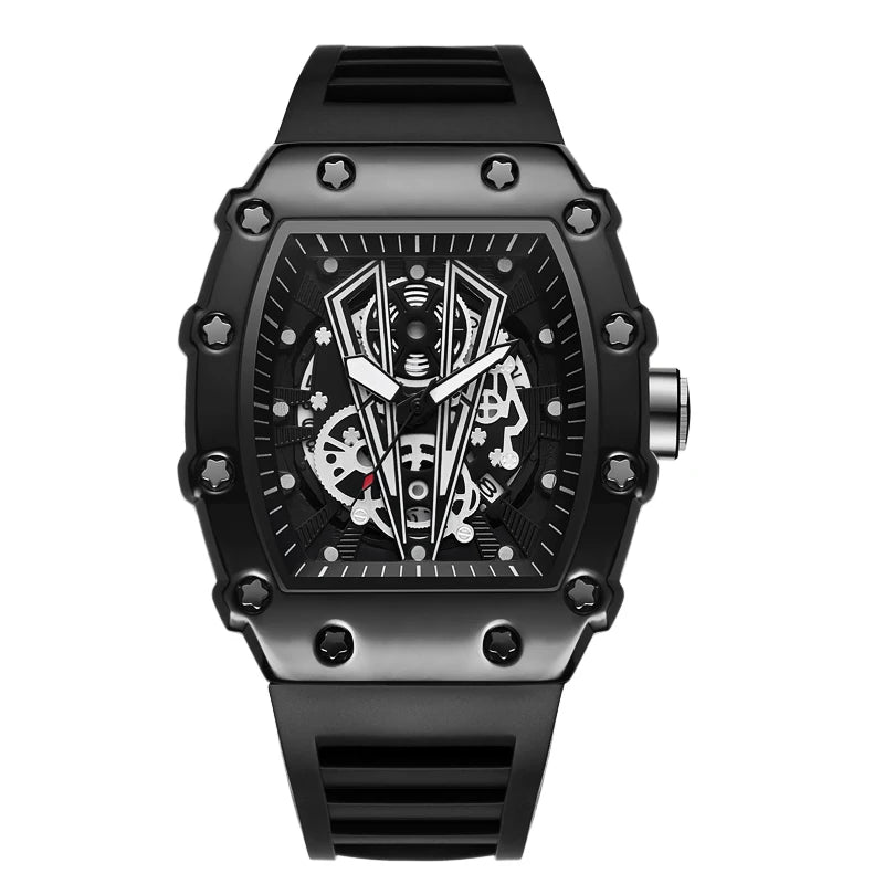 Aurexon Sport Luxe — Kvartsur med Silikonarmband och Lysande Urtavla