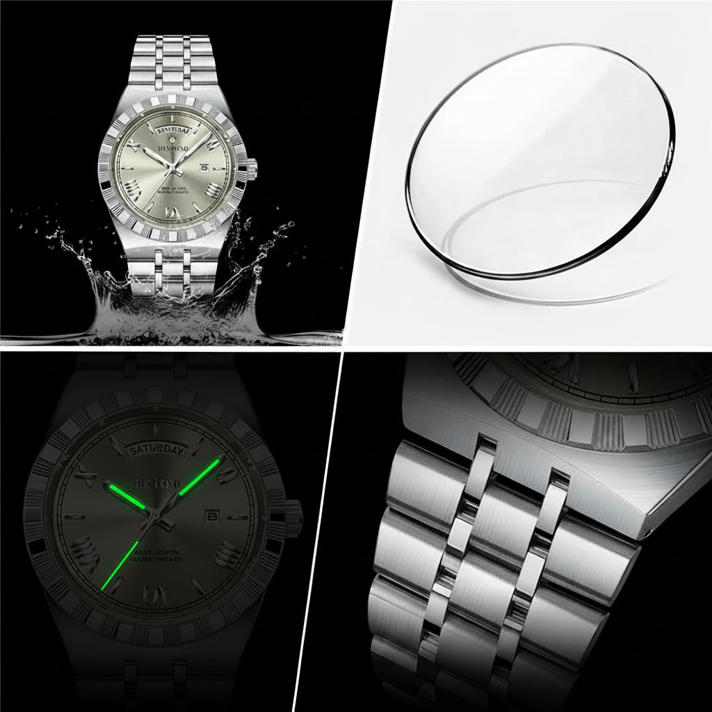 Aurexon Prestige — Automatic Quartz Sport Watch for Men