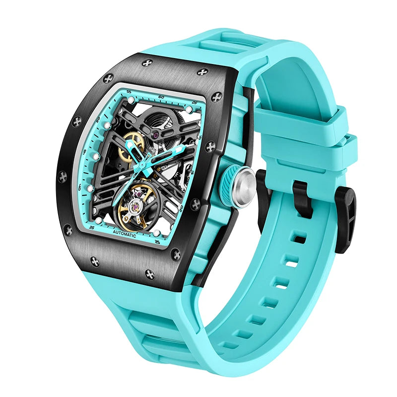 Aurexon Black Warrior — Automatisk Skelett-Klocka