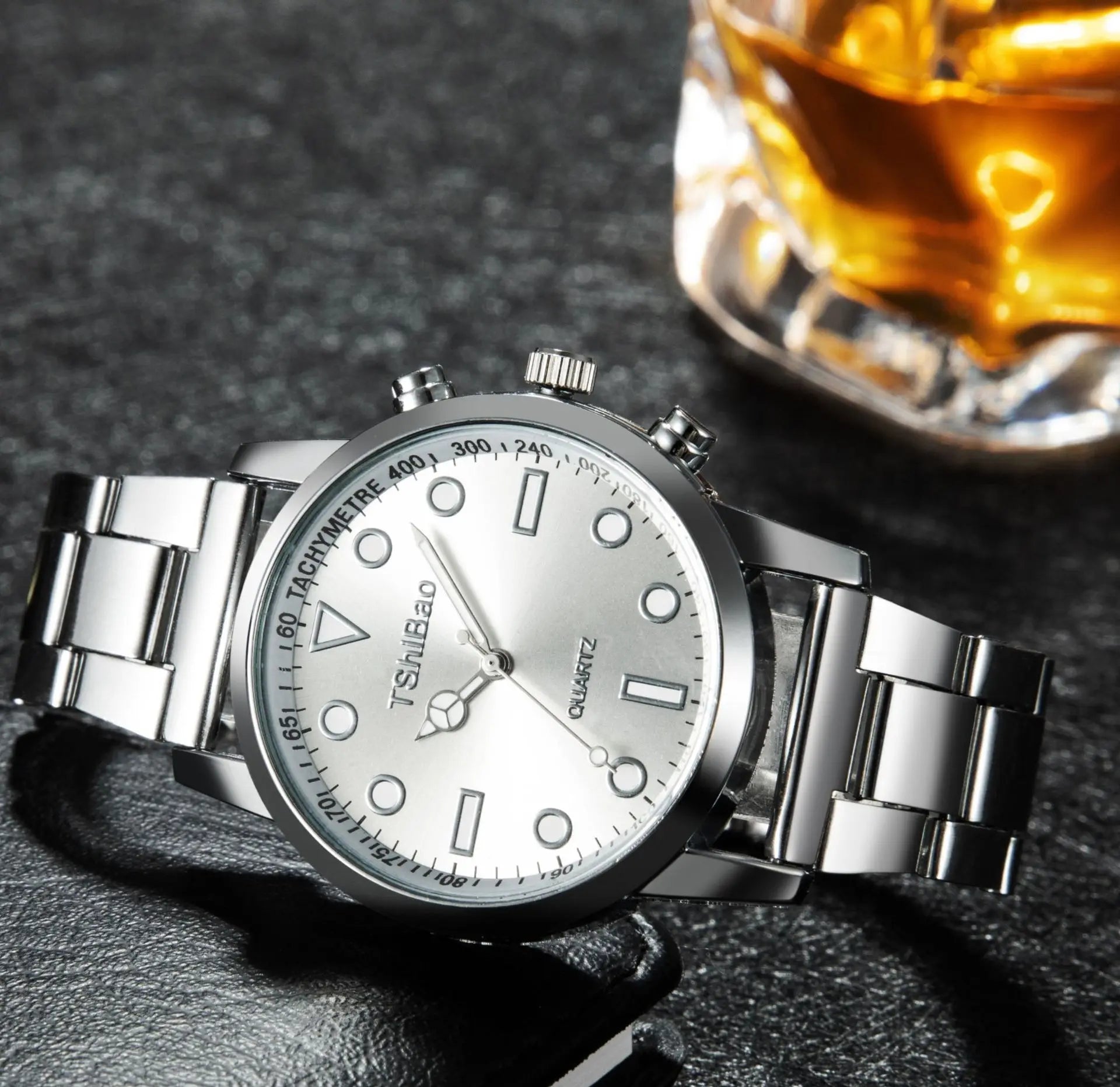 Aurexon Classic Analog — Kvartsur i Rostfritt Stål för Herr