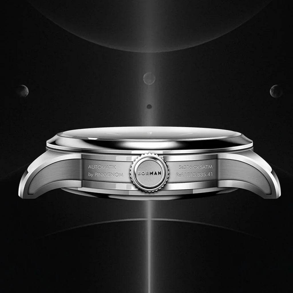 Aurexon Moon Phase — Automatisk Lyxklocka med Månfas och Safirkristall
