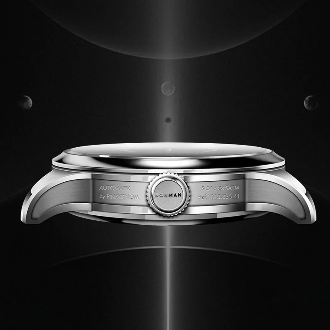 Aurexon Moon Phase — Automatisk Lyxklocka med Månfas och Safirkristall