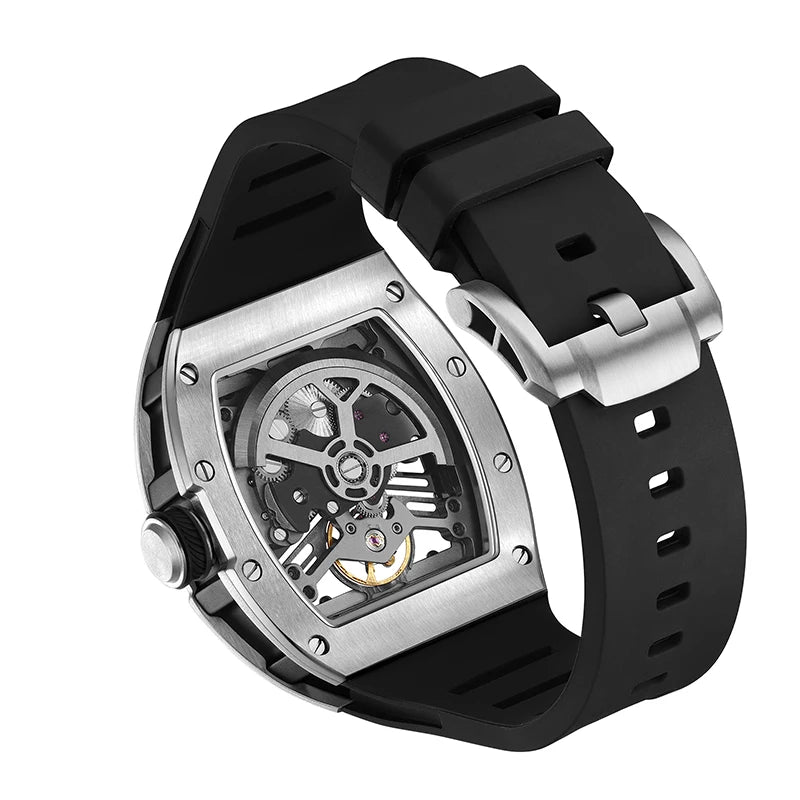 Aurexon Black Warrior — Automatisk Skelett-Klocka