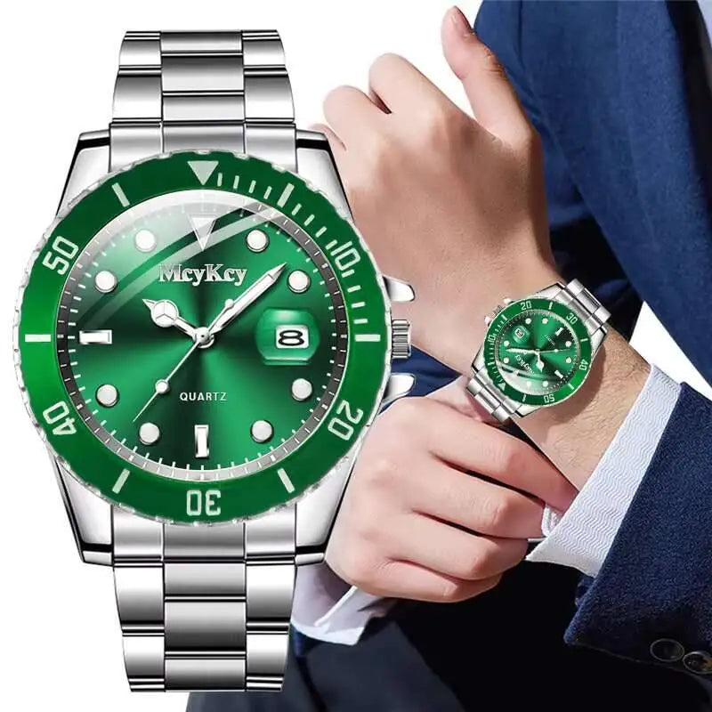 Aurexon Grand — Large Dial Business Quartz Watch for Men
