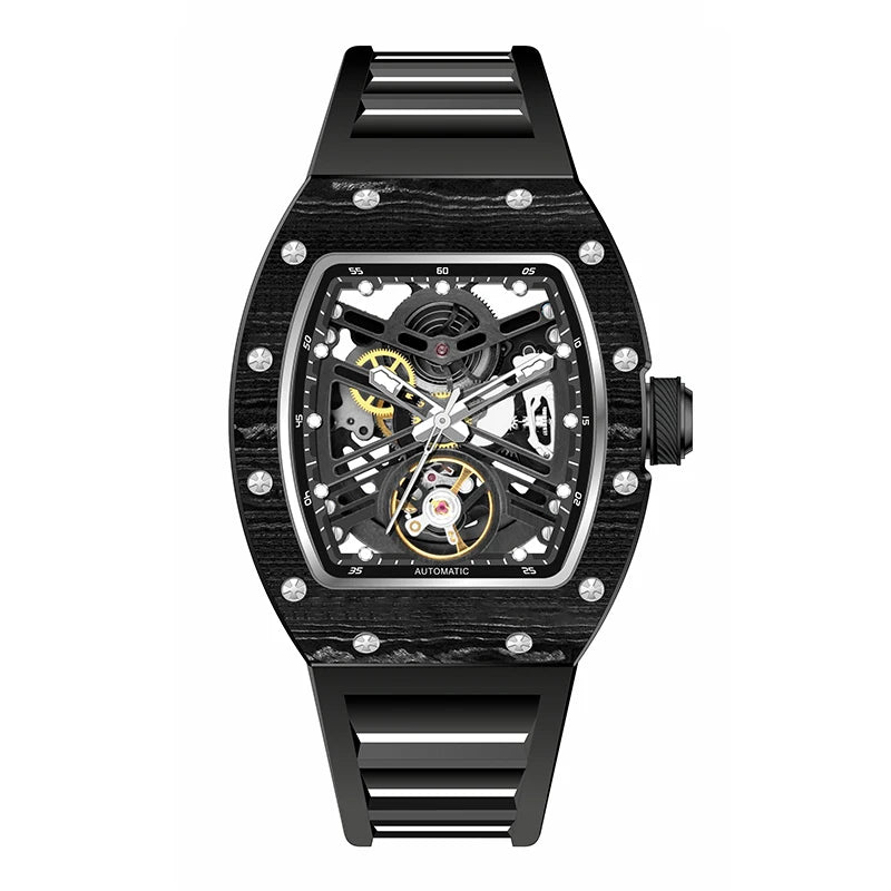 Aurexon Black Warrior — Automatisk Skelett-Klocka