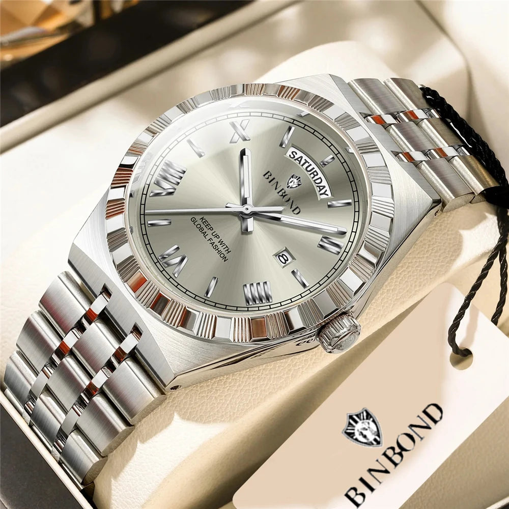 Aurexon Prestige — Automatic Quartz Sport Watch for Men