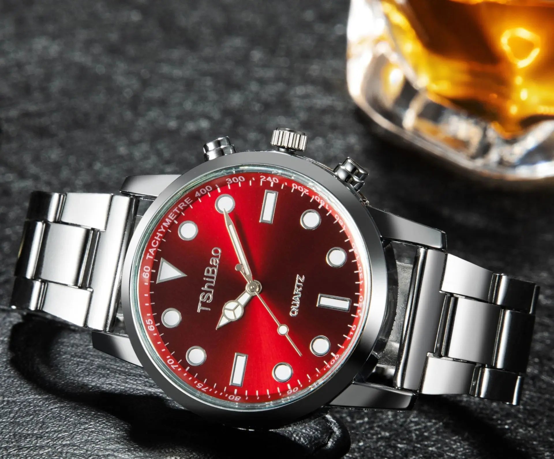 Aurexon Classic Analog — Kvartsur i Rostfritt Stål för Herr