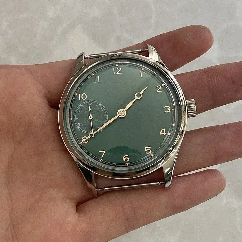 Aurexon Retro — Mekanisk Klocka med Handvevat Urverk ST3600