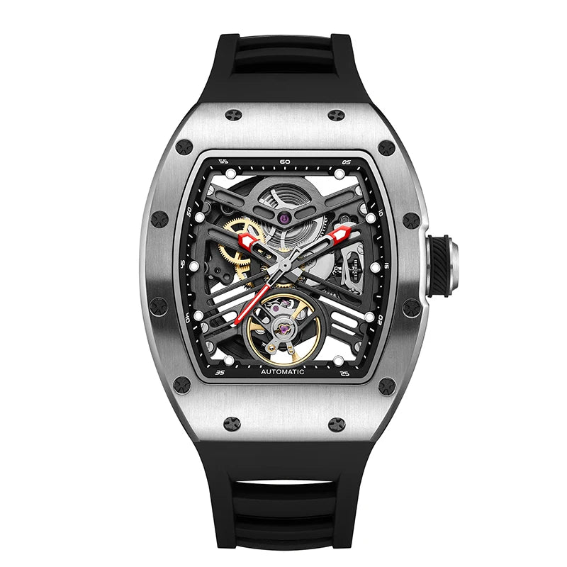 Aurexon Black Warrior — Automatisk Skelett-Klocka
