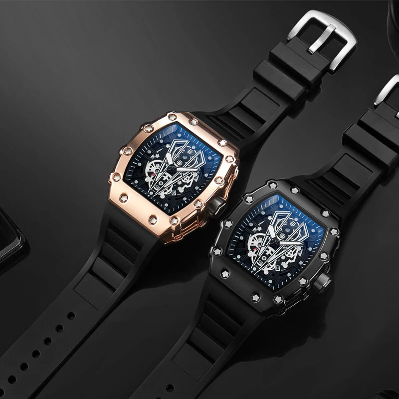 Aurexon Sport Luxe — Kvartsur med Silikonarmband och Lysande Urtavla