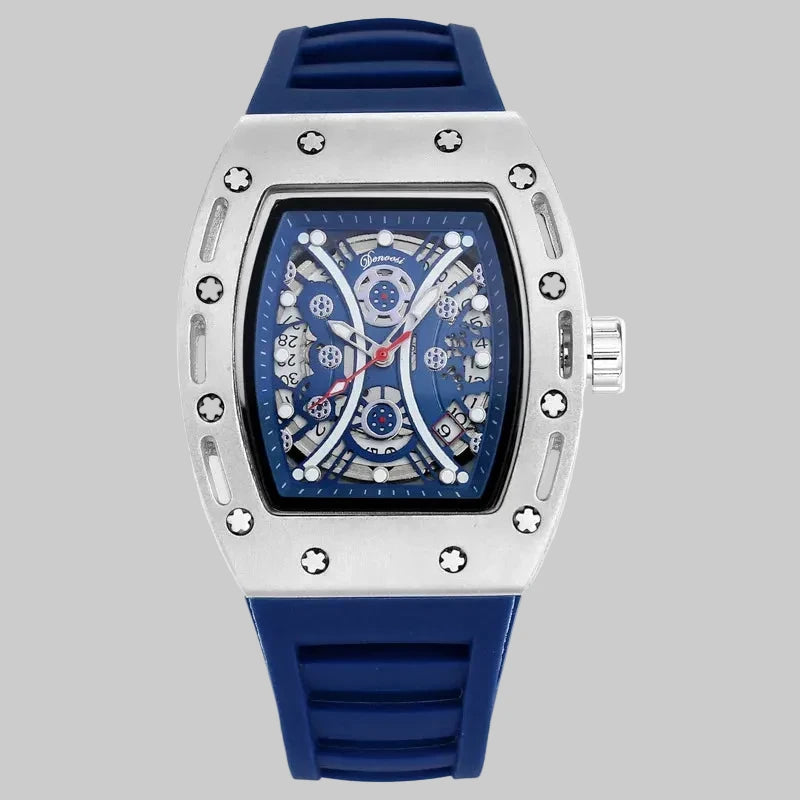 Aurexon Void — Hollow-Carved Automatic Mechanical Watch for Men
