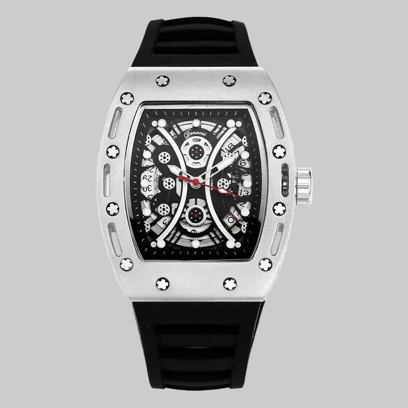 Aurexon Void — Hollow-Carved Automatic Mechanical Watch for Men